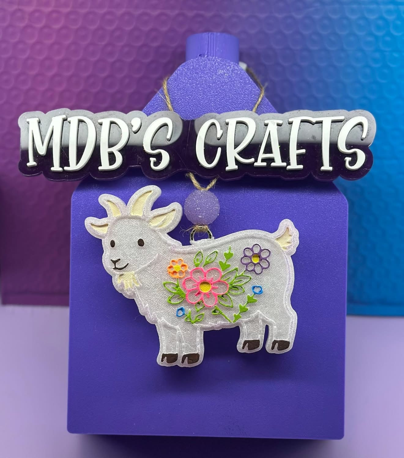 Floral Goat