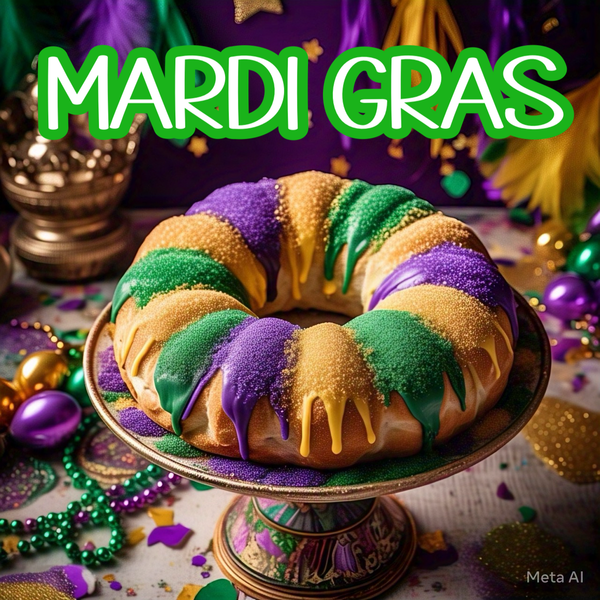 Mardi Gras Scented Beads