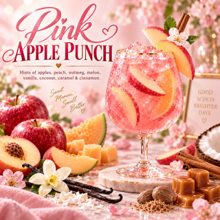 Pink Apple Punch Scented Beads