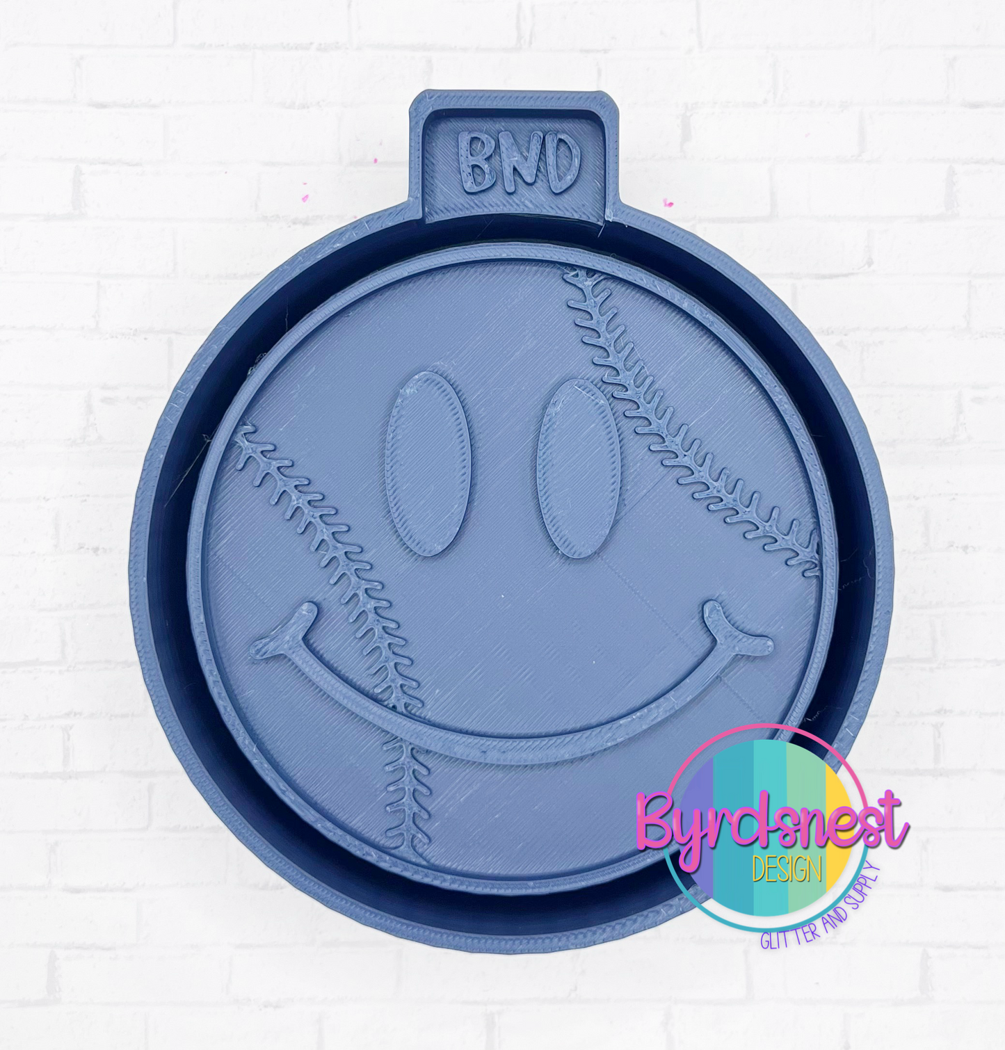 Baseball Smiley Face