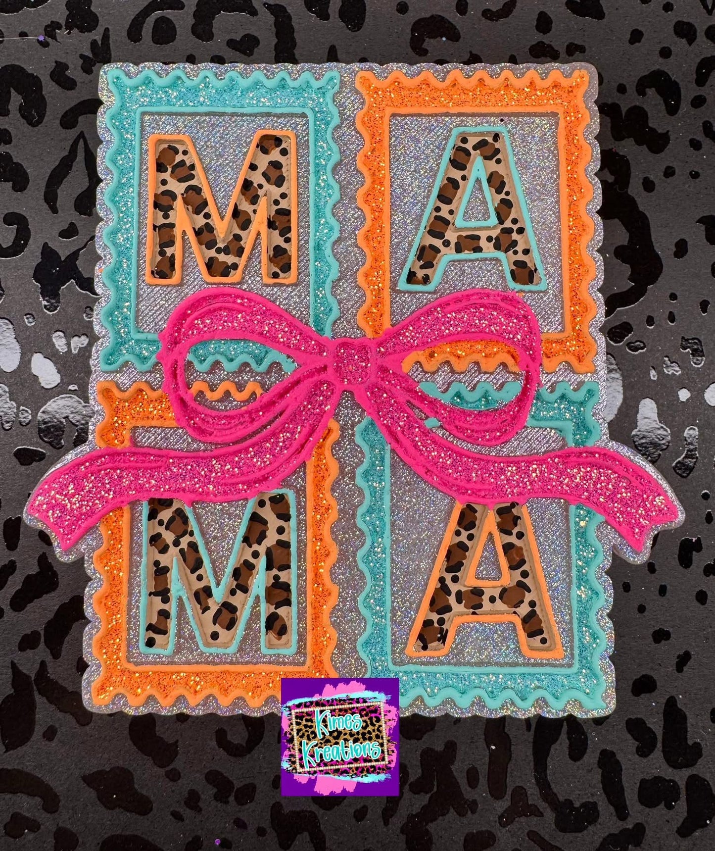 Mama Stamp w/ Bow