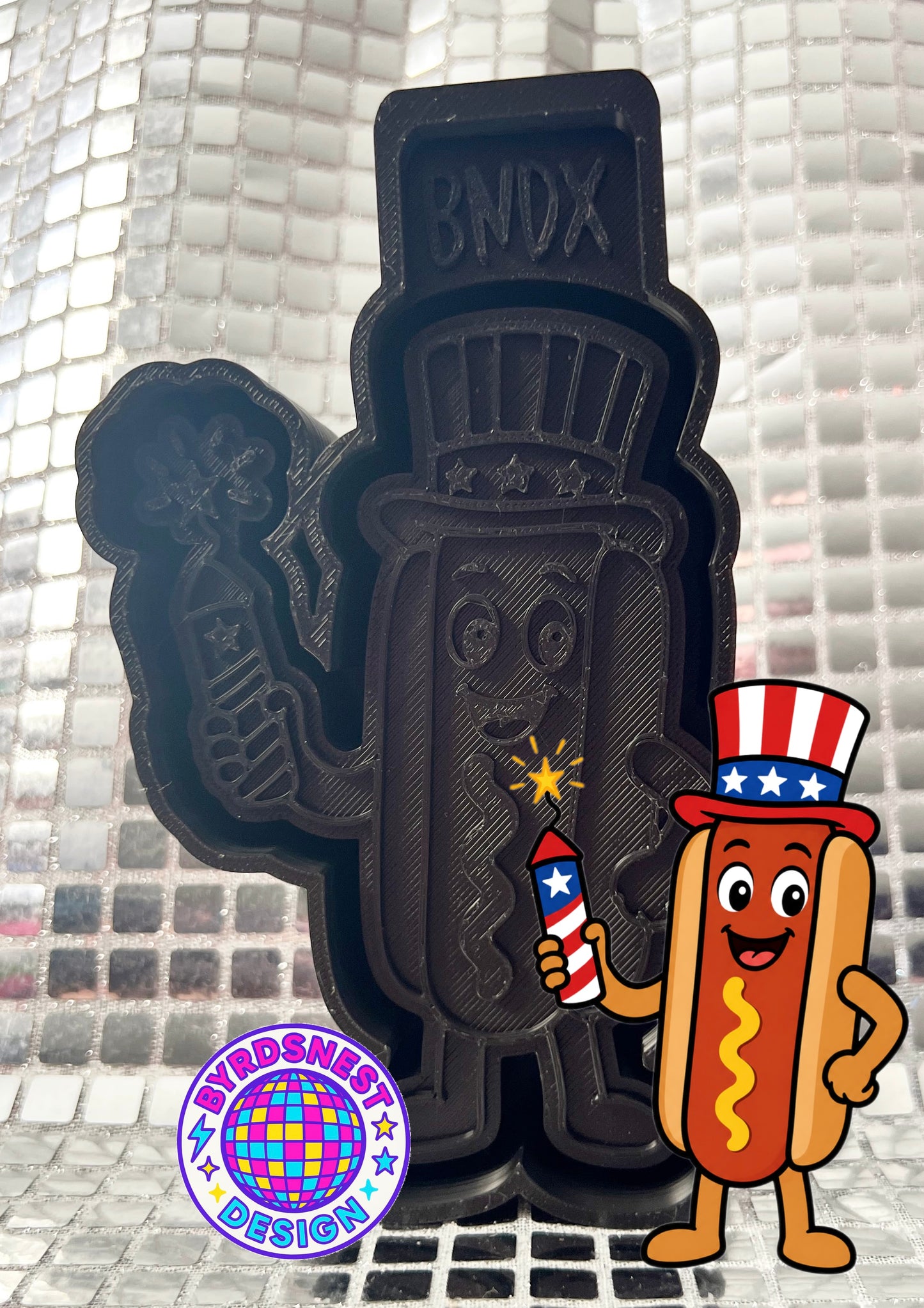 Patriotic Hot Dog