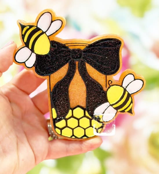 Honey Bee Jar w/ Bow