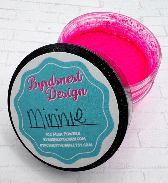 Minnie Neon Pink Mica