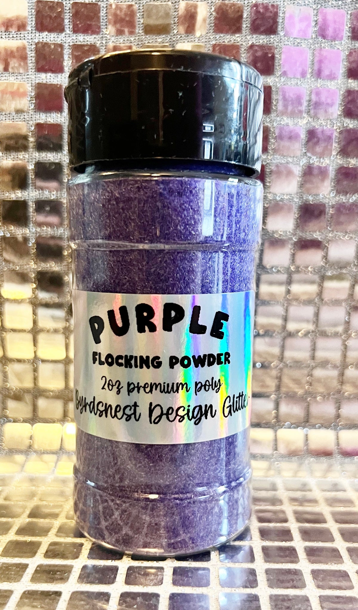 Purple Flocking Powder