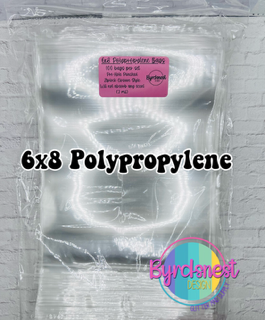6x8 Polypropylene Bags