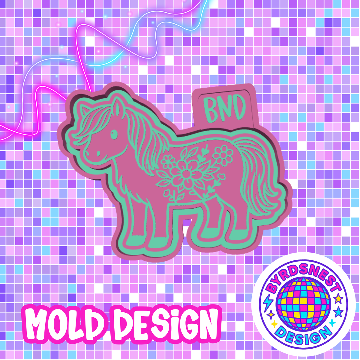 Floral Horse