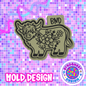 Floral Highland Cow