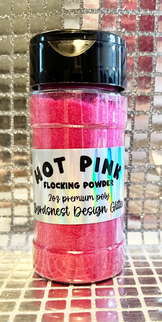 Hot Pink Flocking Powder