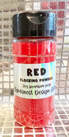 Red Flocking Powder