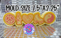 5pc Hippy Mini Set Plaster Pal/Freshie Mini Set Mold (Copy)