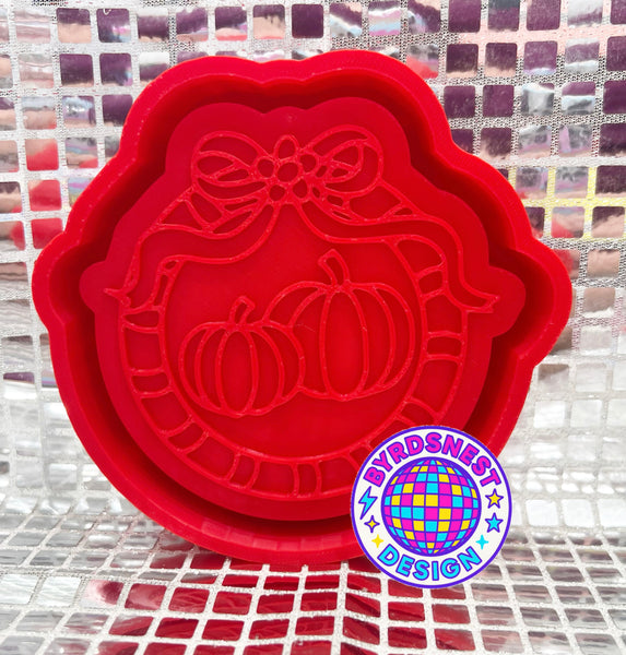 Pumpkin Circle Bow