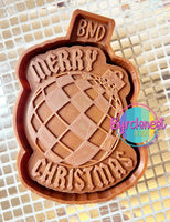 Merry Christmas Disco Ornament