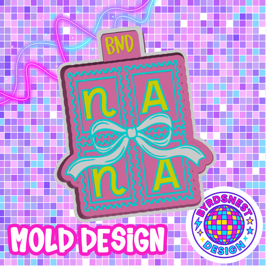Nana Stamp w/ Bow