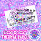 Goat 2.25" x 1.25" Thermal Label PNG