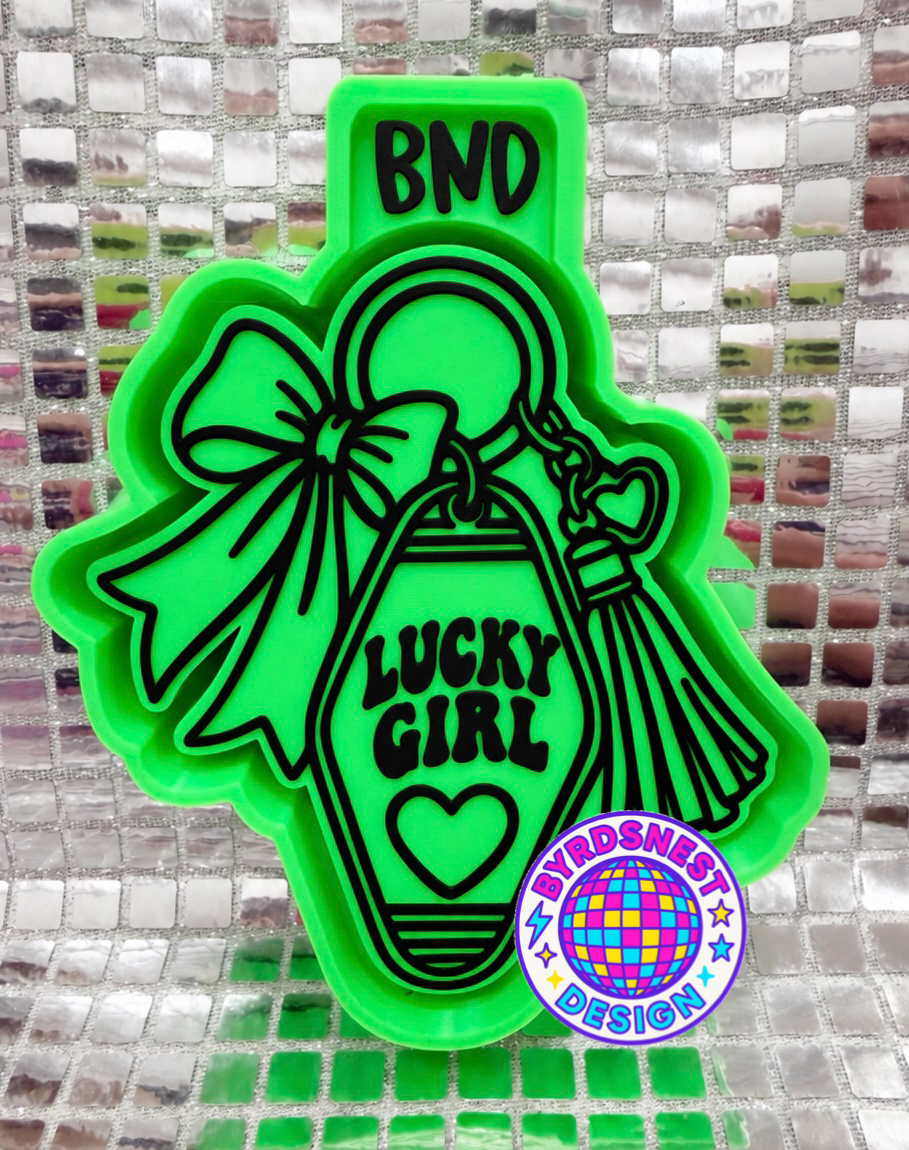 Lucky Girl Keychain