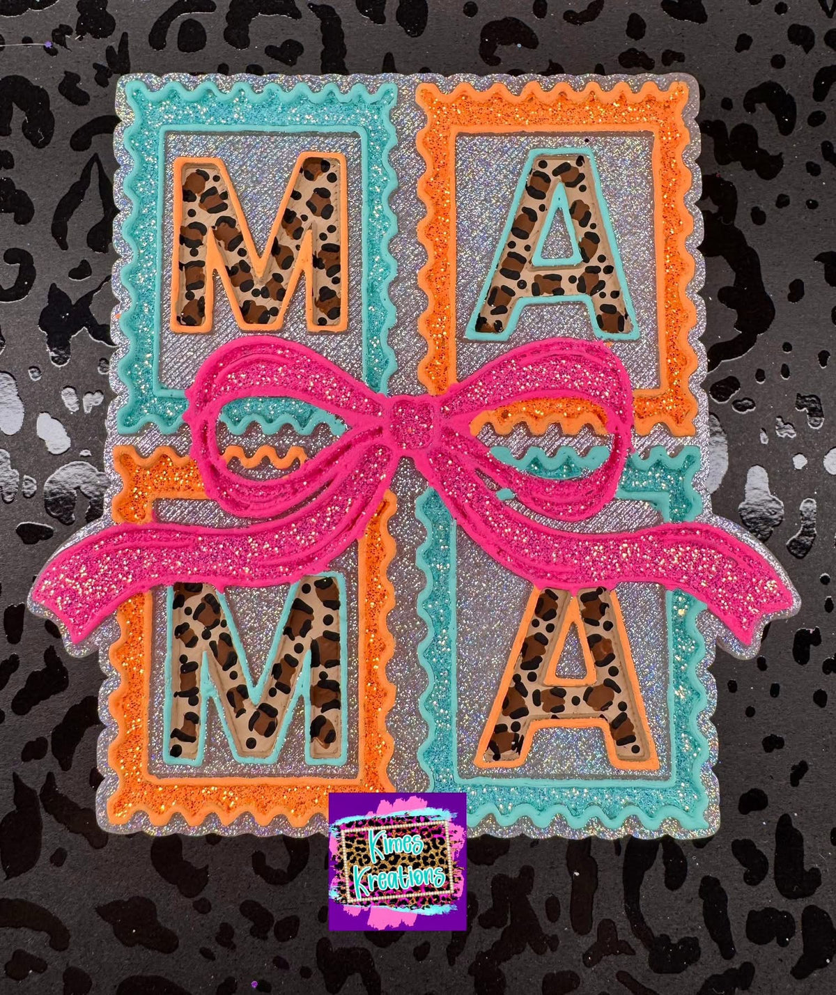 Mama Stamp w/ Bow