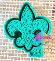 Leopard Print Fleur de lis