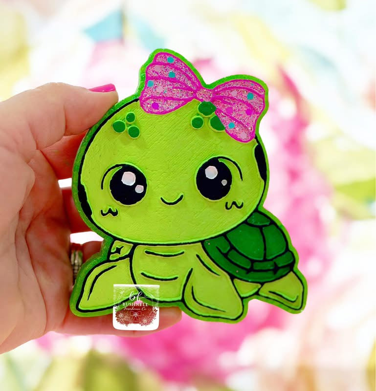 Little Turtle Girl w/ Bow