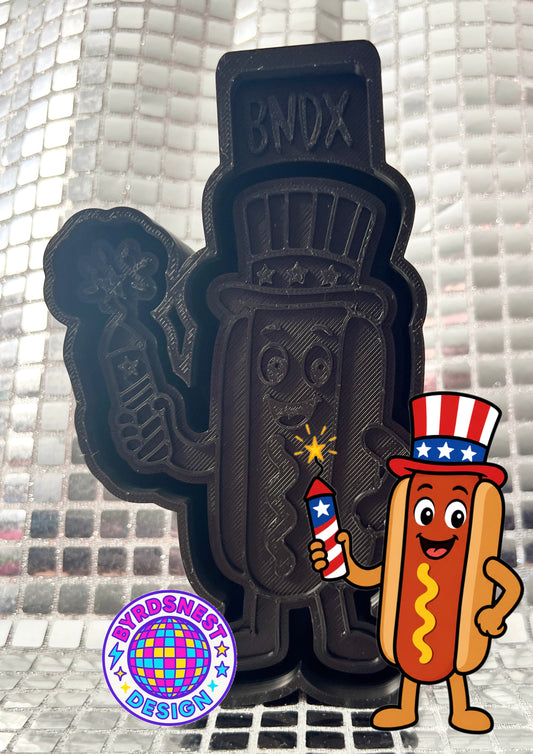 Patriotic Hot Dog
