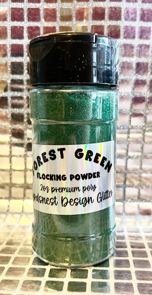 Forest Green Flocking Powder