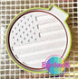 Round USA Flag
