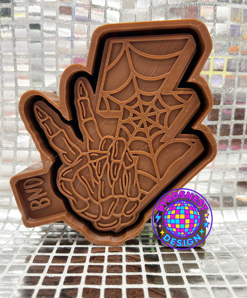 Skelly Spiderweb Lightning Bolt
