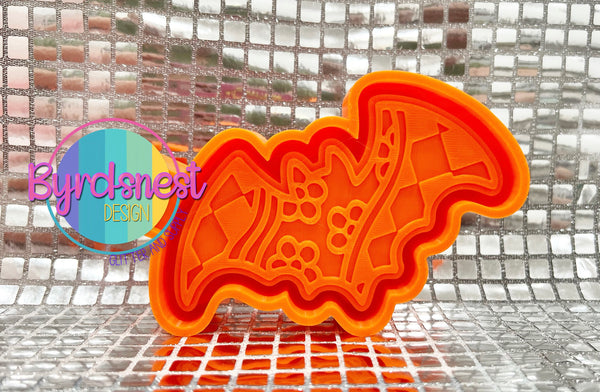 Groovy Checkered Bat