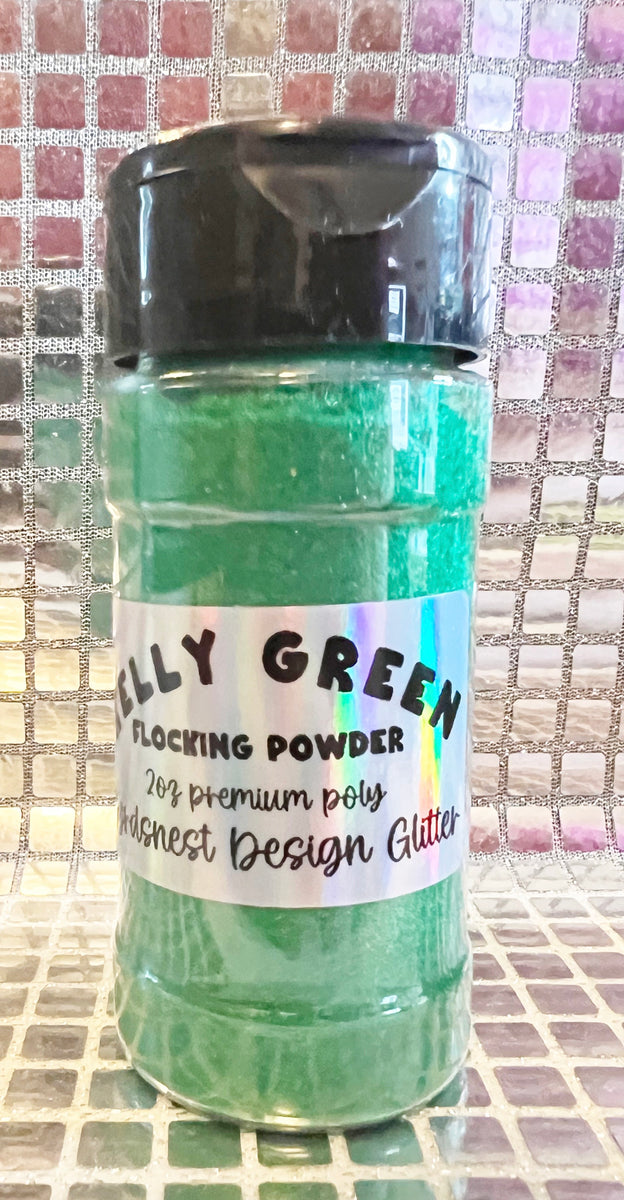 Green Flocking Powder Kelly Green Flocking Powder – Byrdsnest Design