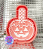 BNDX Jack o Lantern Candy Apple