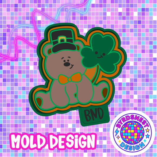 St. Paddy Bear w/ Shamrock