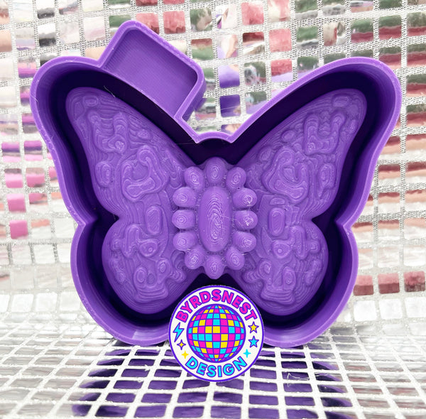 3D Leopard Concho Butterfly