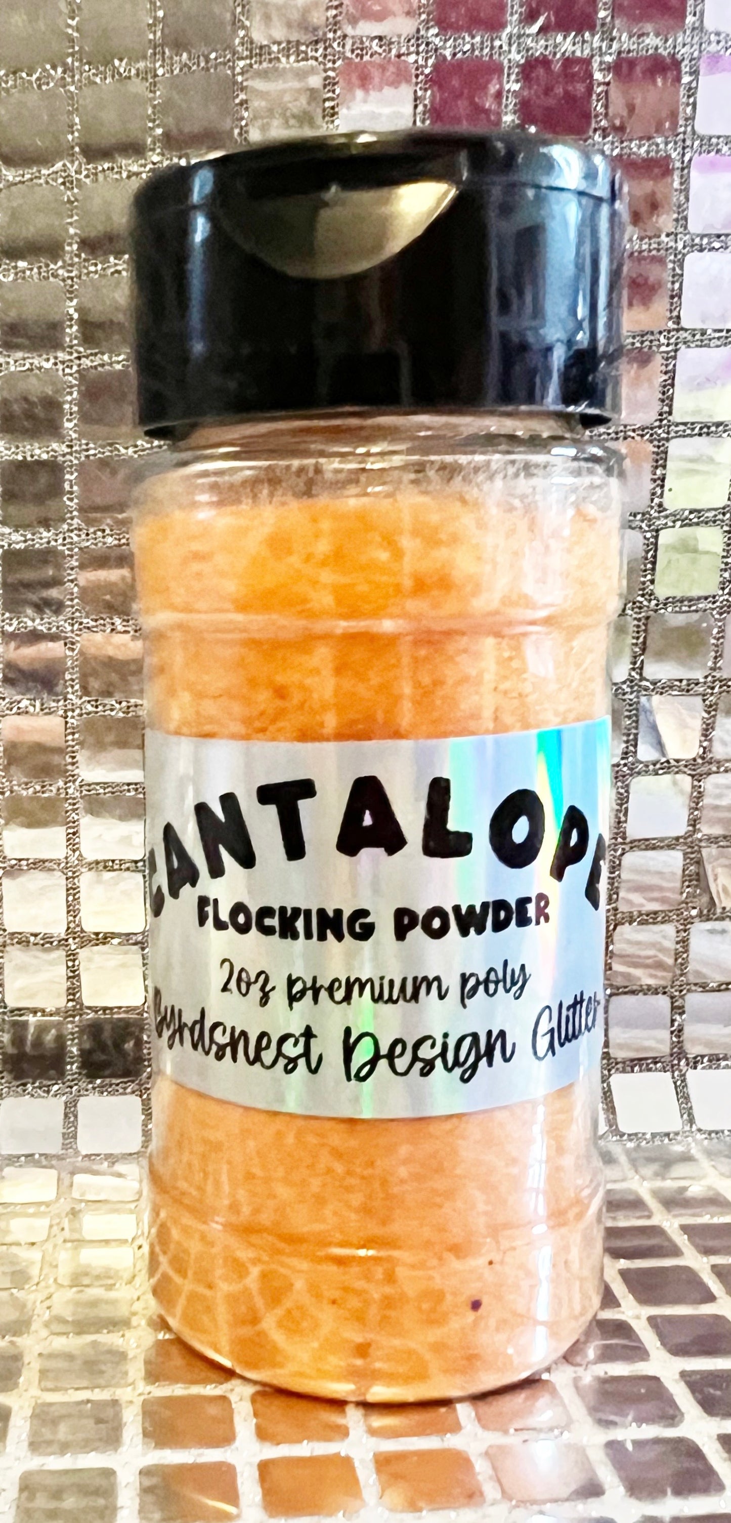 Orange Flocking Powder