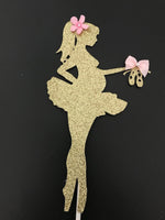 Pregnant Ballerina Cake Tooper