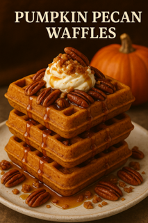 Pumpkin Pecan Waffle