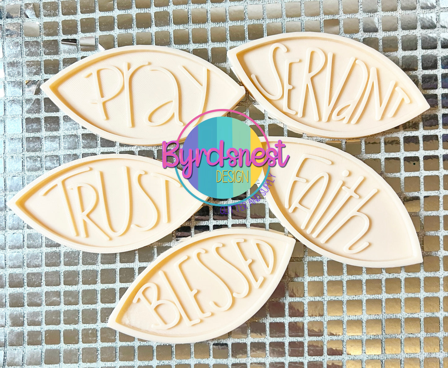 Jesus Fish w/ 5 inserts