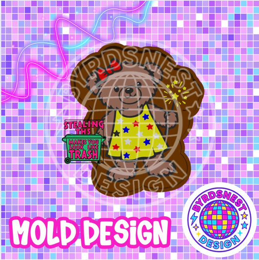 BNDX Girl Bear w/ Sparkler
