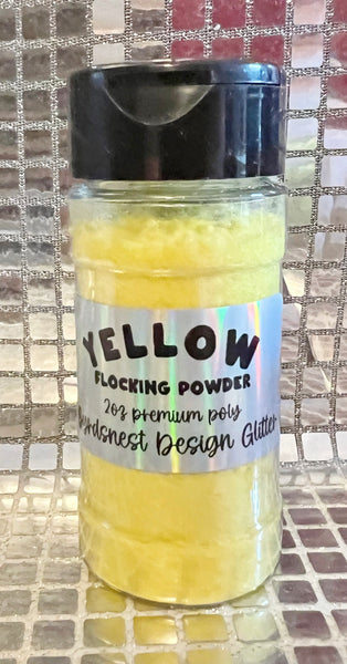 Yellow Flocking Powder