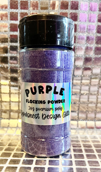 Purple Flocking Powder