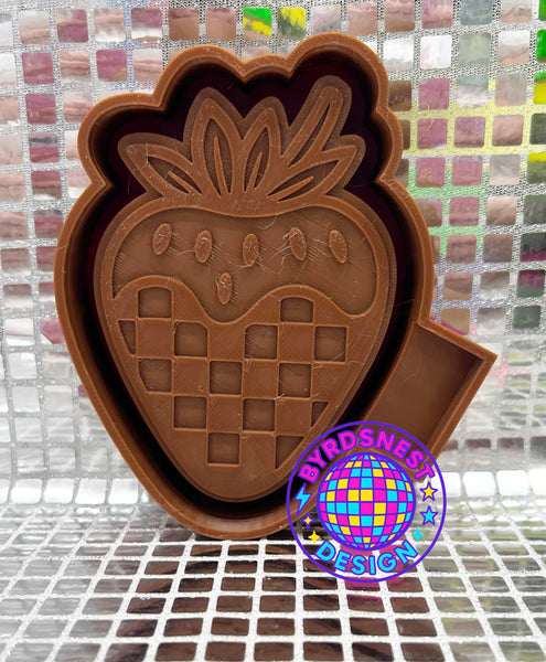 Checkered Dipped Strawberry