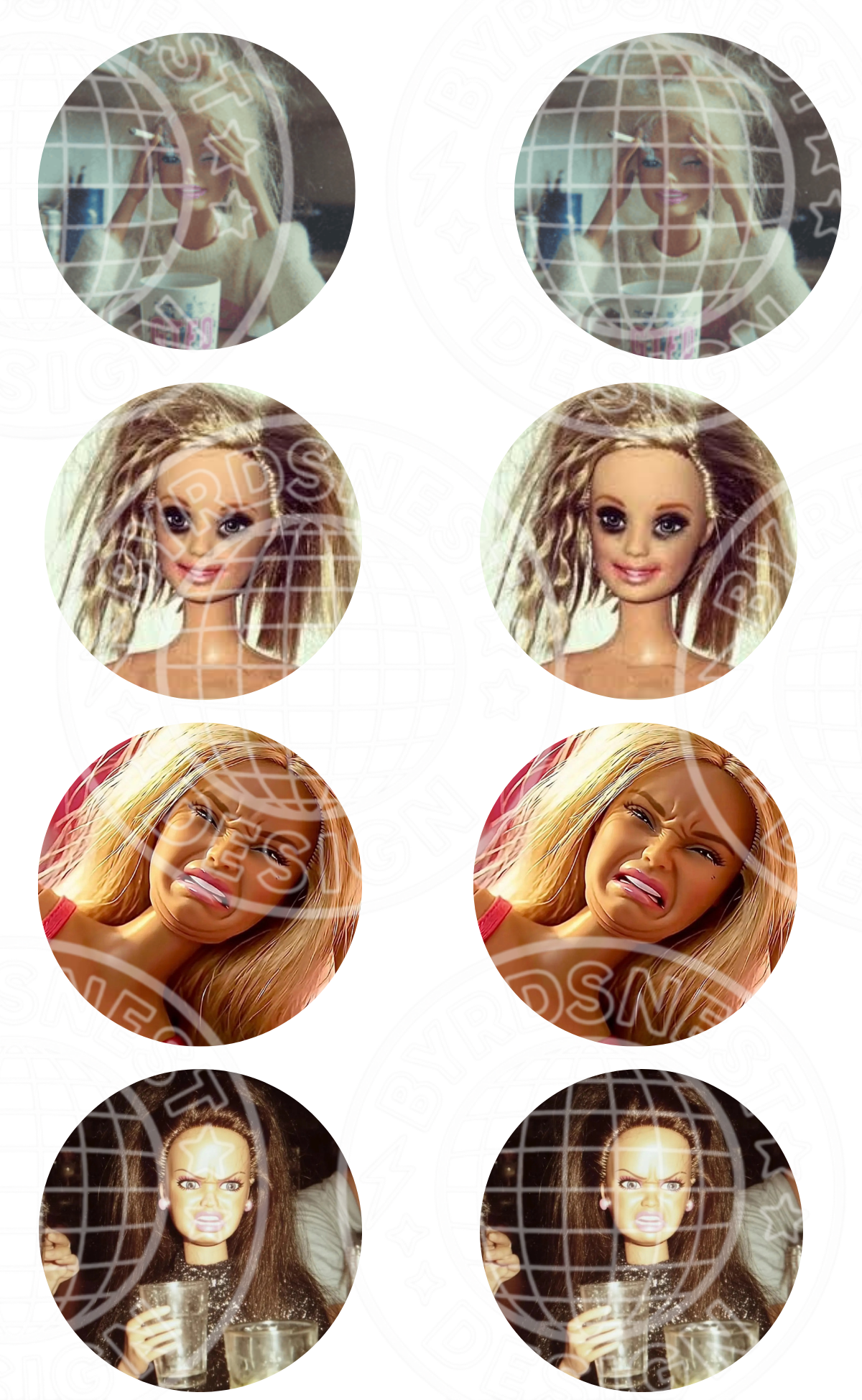 Crash Out Queen Package Stickers