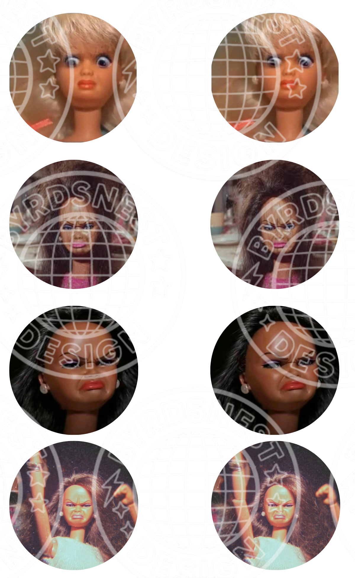 Crash Out Queen Package Stickers