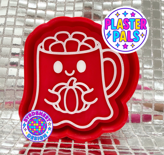 Ghost Mug w/ Marshmallows Plaster Pal