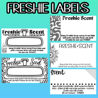 30ct Freshie Labels