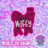 Leopard Wifey Bow