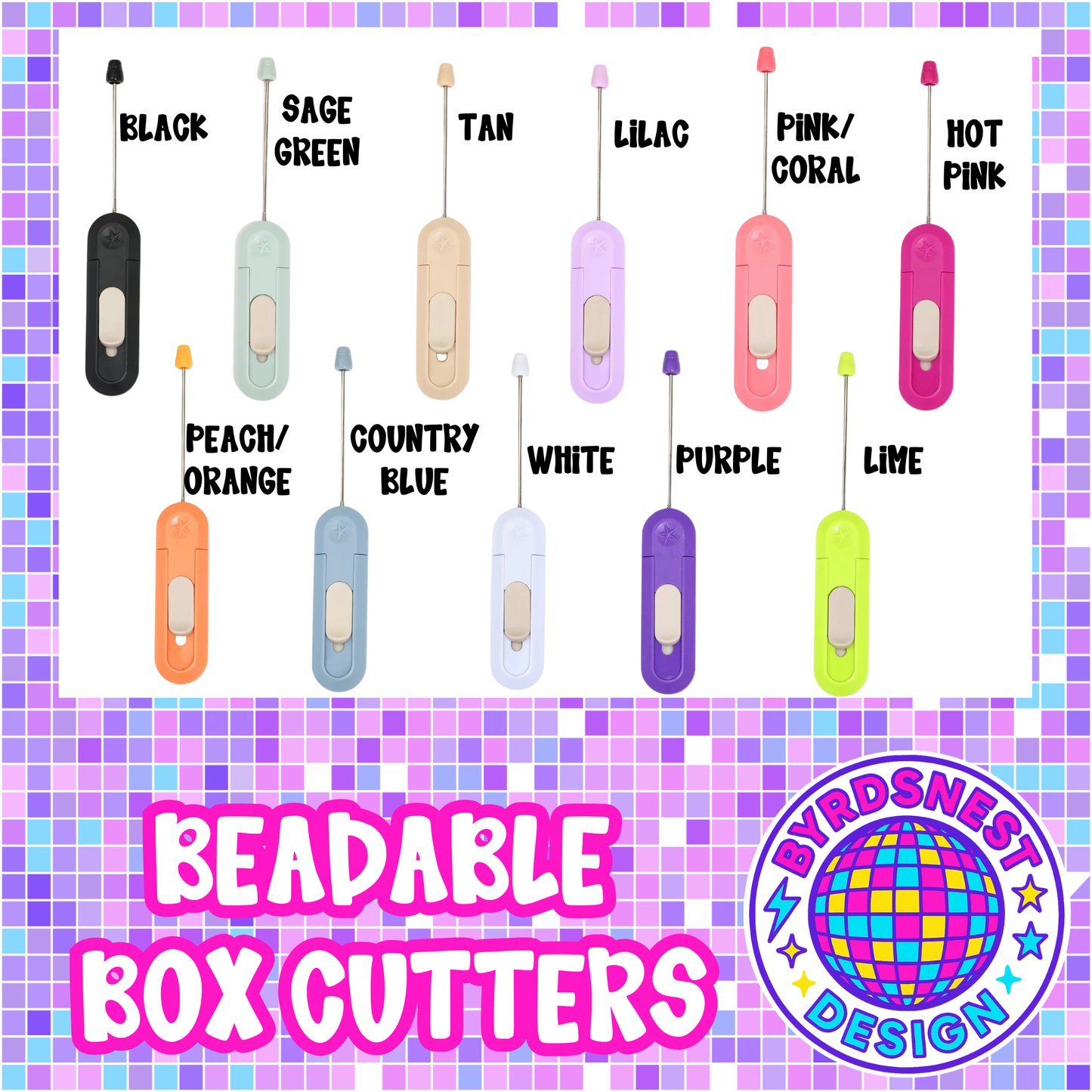 Beadable Box Cutters