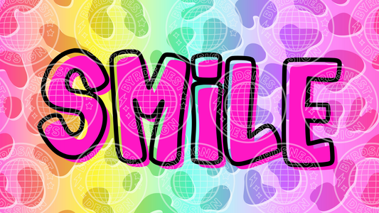 Rainbow Leopard Smile Wallpaper