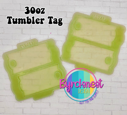 30oz/40oz Tumbler Tag Mold