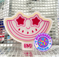 Watermelon w/ Star Glasses