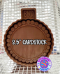 3.5" Circle Dotted Cardstock